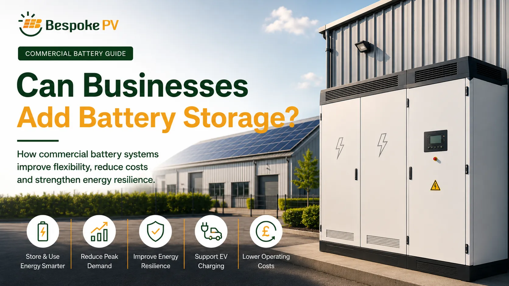 Can Businesses Add Battery Storage?