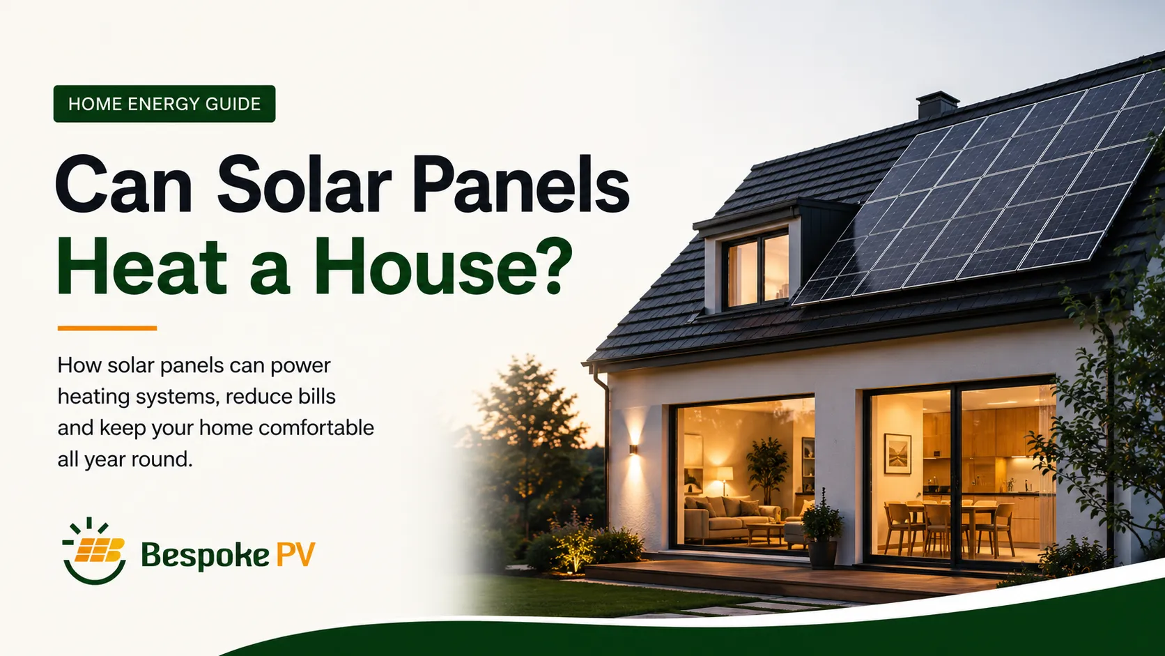 Can Solar Panels Heat a House?