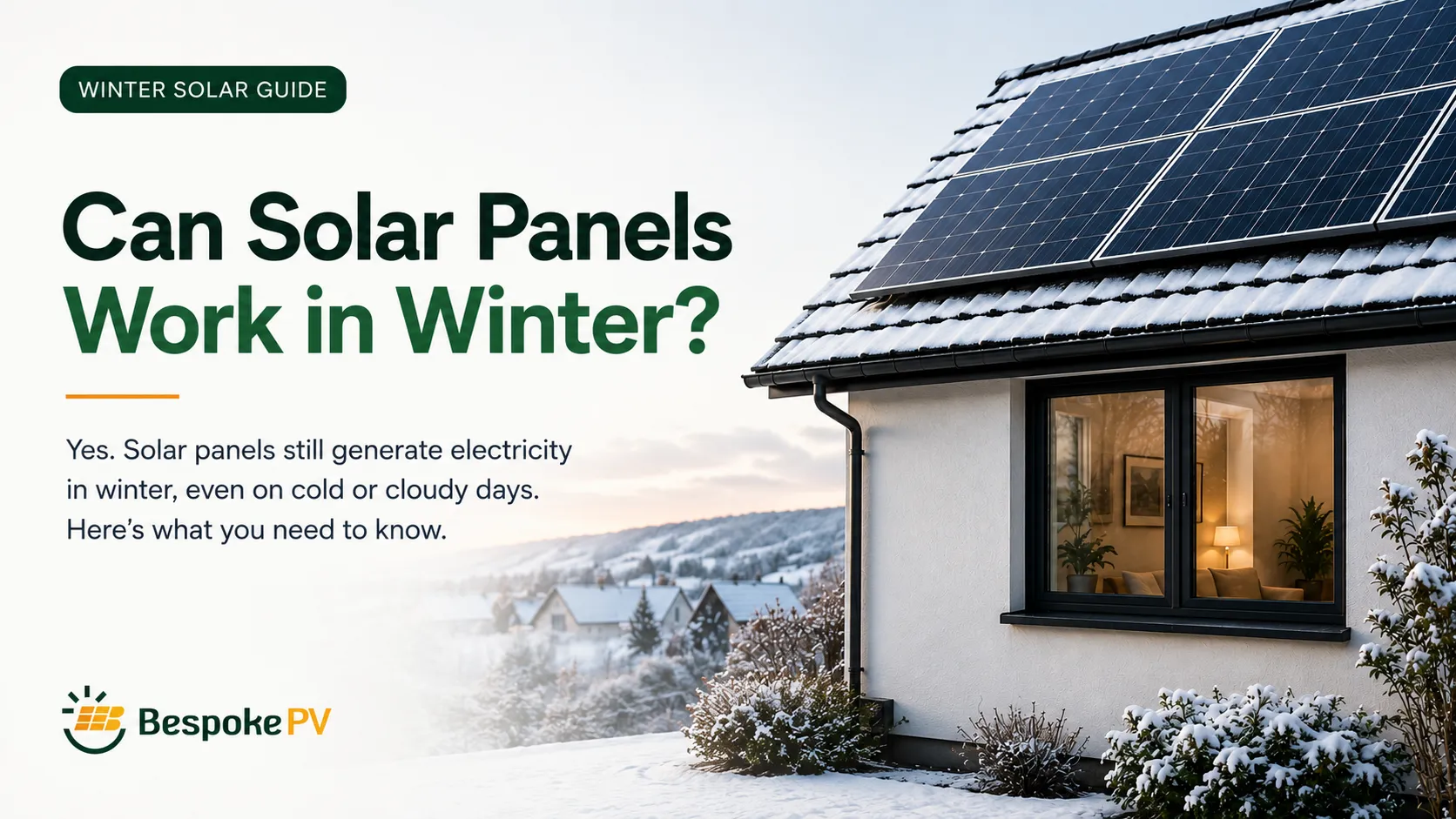 Can Solar Panels Work in Winter?