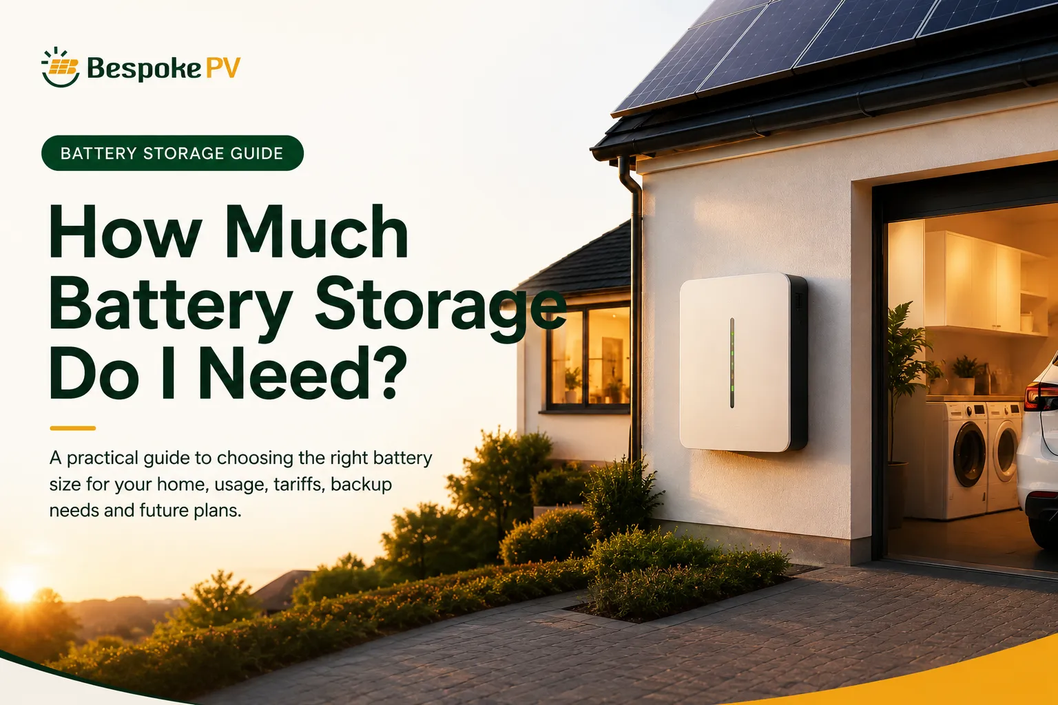 How Much Battery Storage Do I Need?