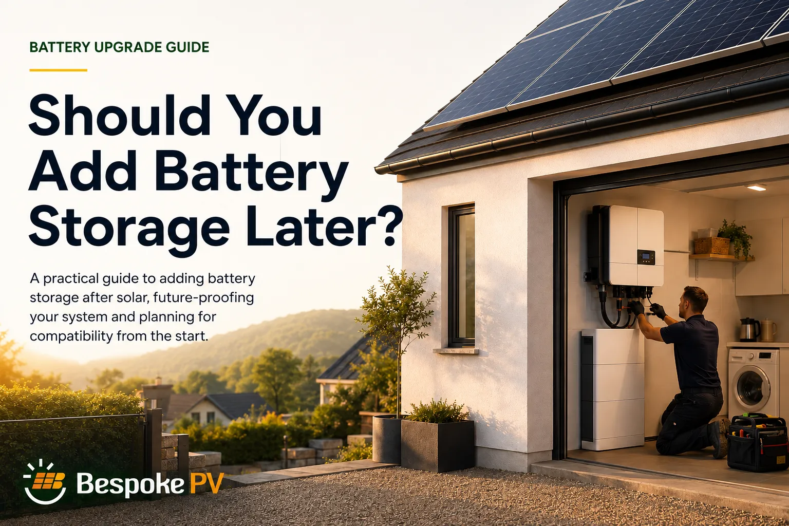 Should You Add Battery Storage Later?