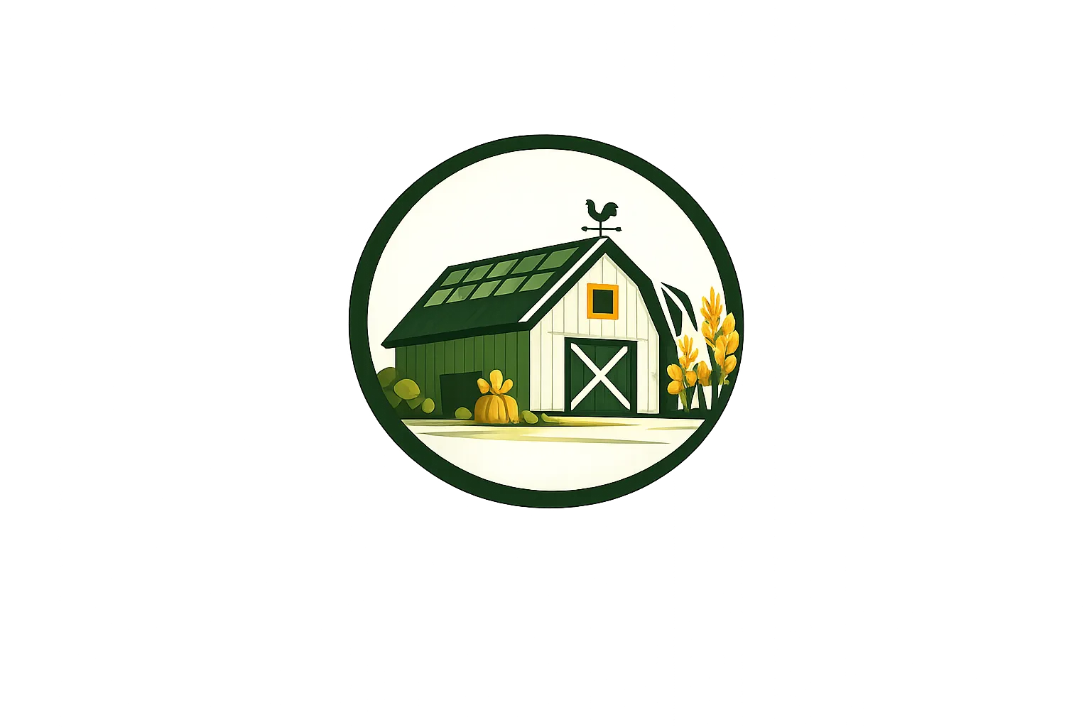Agricultural buildings icon