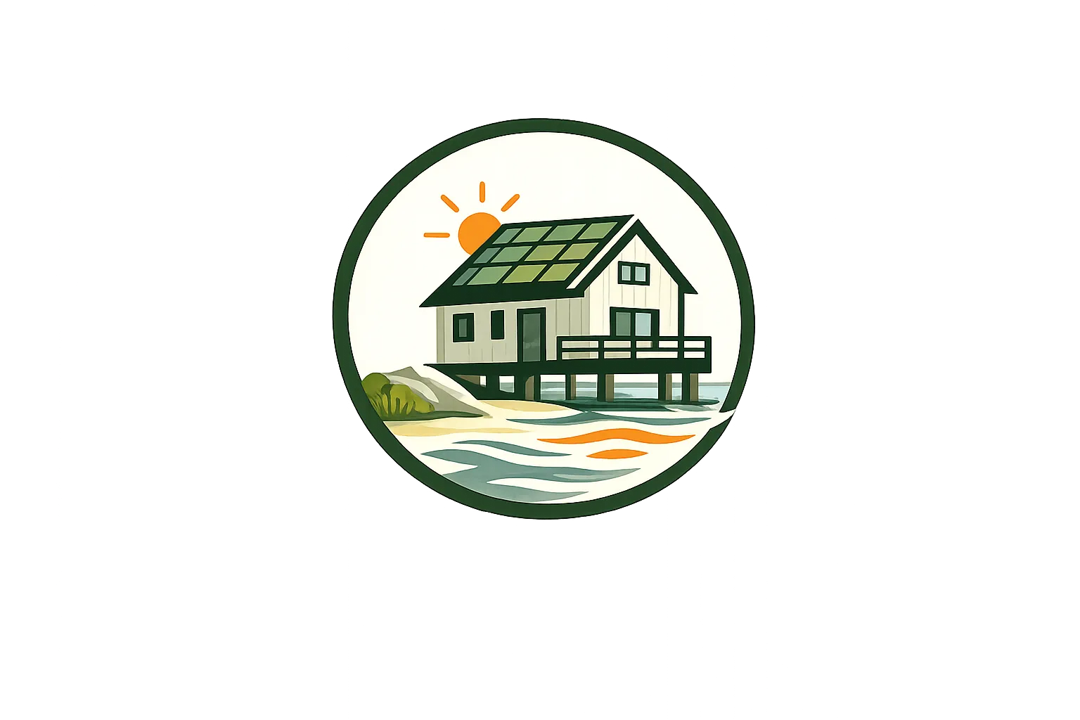 Coastal homes icon