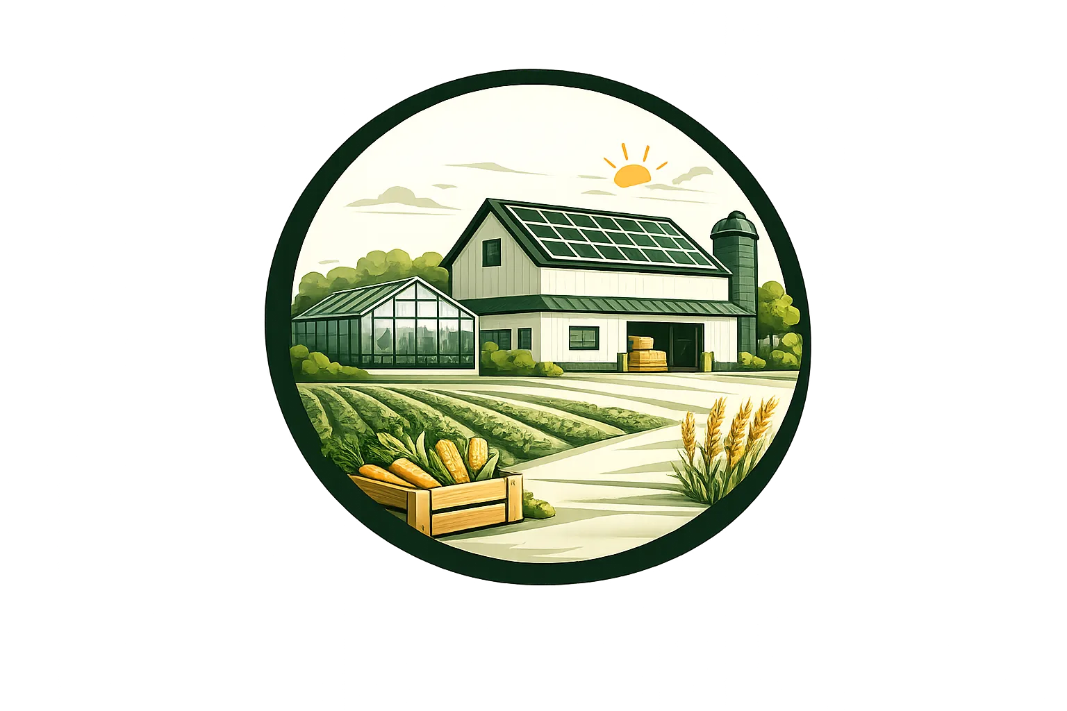Food production and processing icon