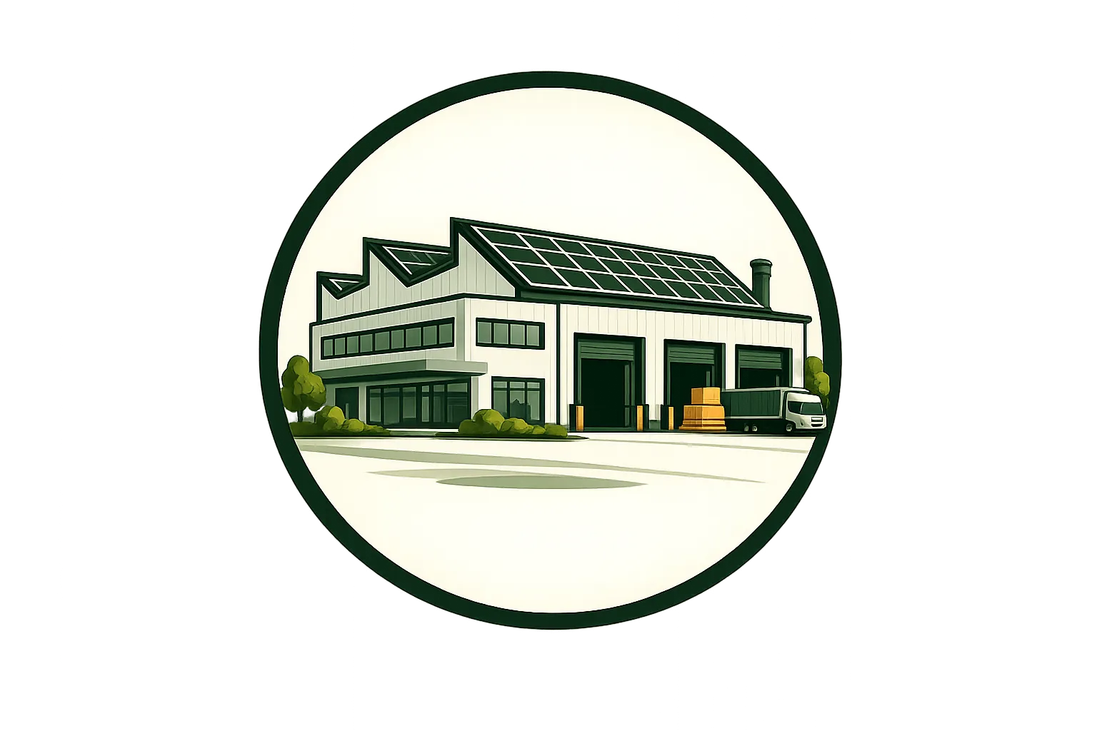 Industrial EV charging icon