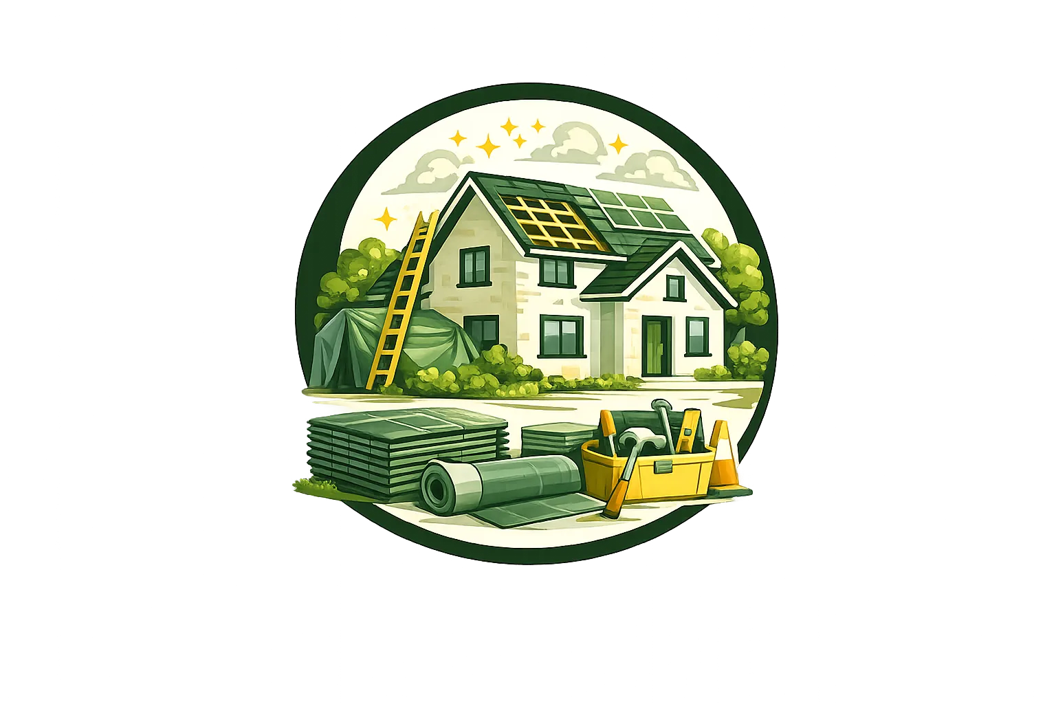 Roof replacement icon