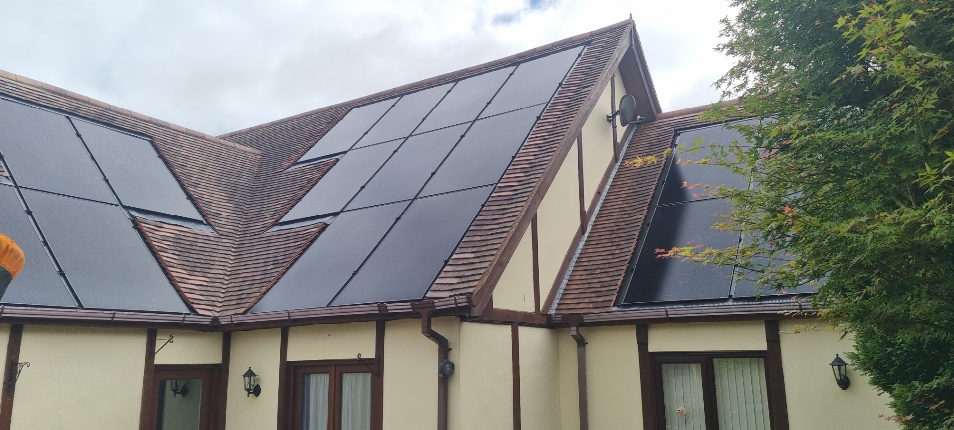Solar panels and battery storage installation in Purbrook, Hampshire