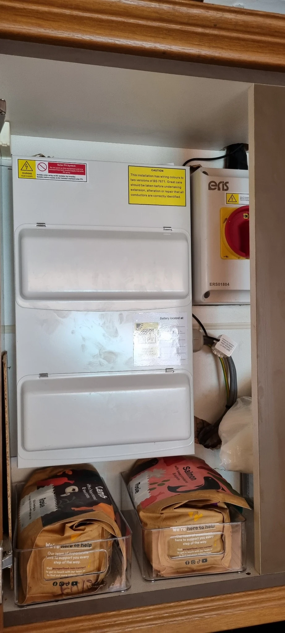 Backup and isolation equipment integrated neatly into the Fareham property