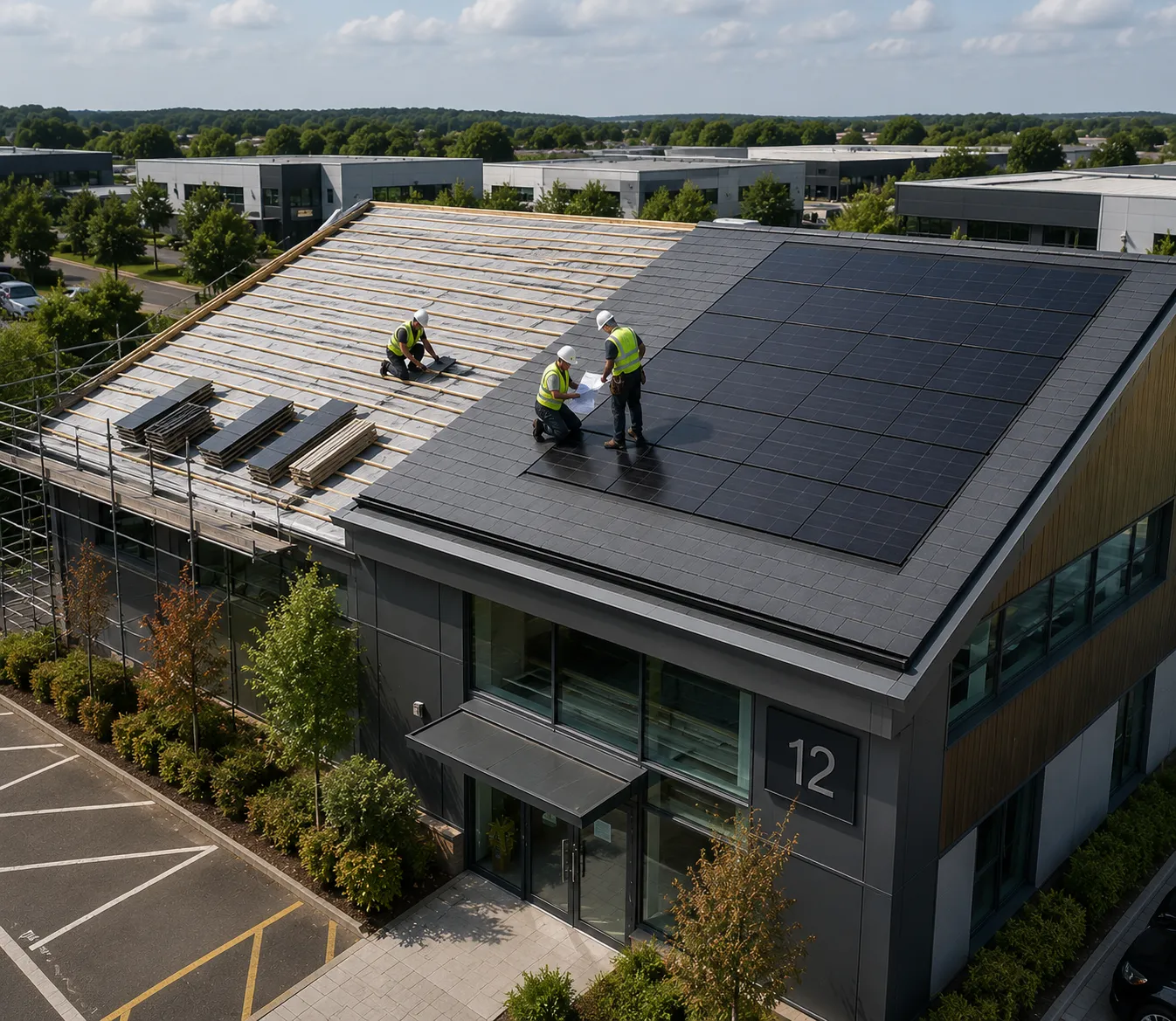 In-roof solar installation considered during roof replacement