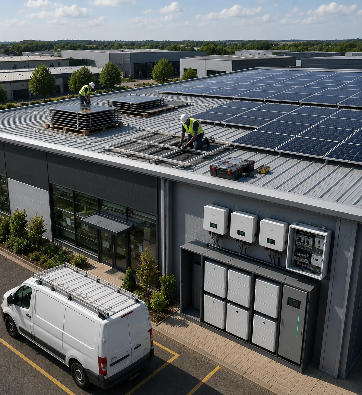 Solar upgrade project