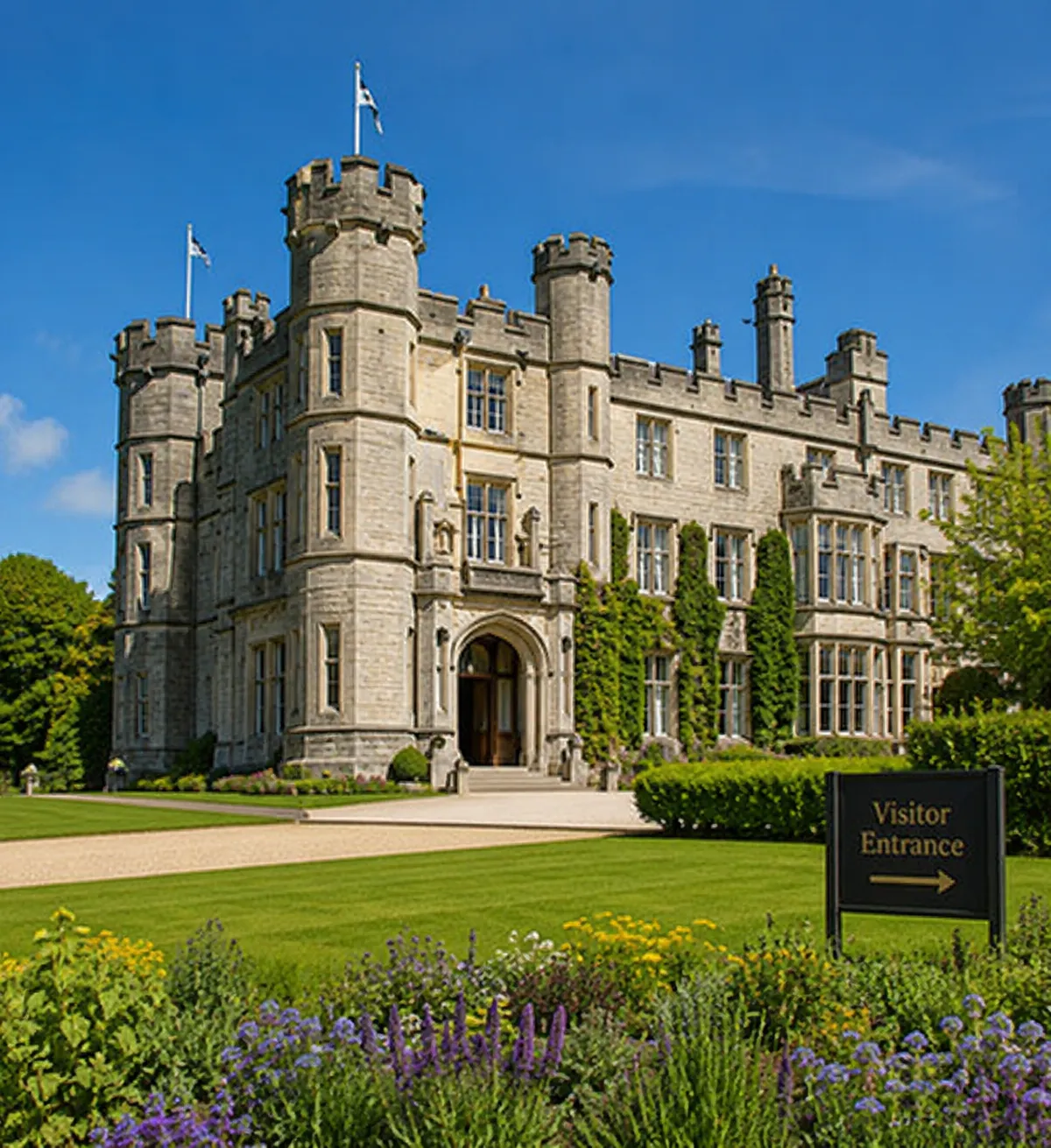 Visitor attraction using commercial solar PV